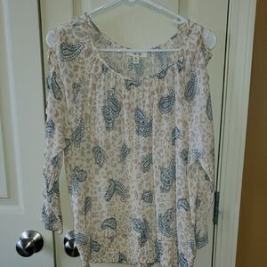 Chic Boho Print Women's Top